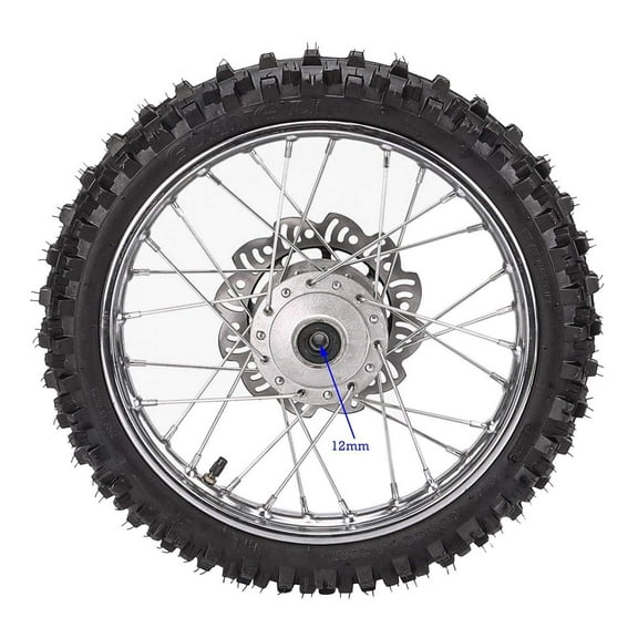 60/100-14 2.50-14 inch Wheel Tire and Rim with Brake Disc for Pit Dirt Bike CRF XR 50 70 SSR 110cc 125cc Taotao DB17 14