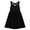 Black, variant on ANINEO Girls Open Back Sleeveless Tank Top Dress Kids Daily Versatile Black Dress Trend