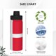 thumbnail image 4 of Botella de agua con aislamiento de la bandera de Dinamarca, de acero inoxidable de 18 oz, ideal para deportes, viajes, gimnasios al aire libre., 4 of 5