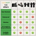 thumbnail image 2 of Guantes para Parrilla GEEKHOM Resistentes al Calor de Silicona 35 cm, 2 of 8