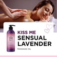 thumbnail image 4 of Aromatherapy Sensual Massage Oil for Couples - Honeydew Kiss Me Lavender Massage Oil for Intimacy- Lavender Massage Oils for Massage Therapy 8 fl oz, 4 of 7