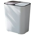 thumbnail image 2 of Eease Dual Compartment Kitchen Recycle Trash Can with Lid, 2 of 7