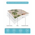 thumbnail image 4 of Twin XL Quilt Bedding Set, Ladybugs Eucalyptus Reversible Summer Quilt 3 Pieces, Spring Botanical Leaves Retro Lightweight Bedspreads Coverlets with 2 Pillow Shams for All Seasons, 4 of 5