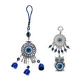 thumbnail image 2 of Adorno Colgante De Coche ANGGREK Ojo Azul 2 Piezas De Suerte, 2 of 8