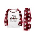 Fayshow0 Family Christmas Pajamas Sets Christmas Kids Child Printed Top