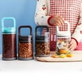 thumbnail image 4 of Large Capacity Glass Sealed Jar Quality Container for Ingredients Multifunctional Glass Preservation Canister, 4 of 9