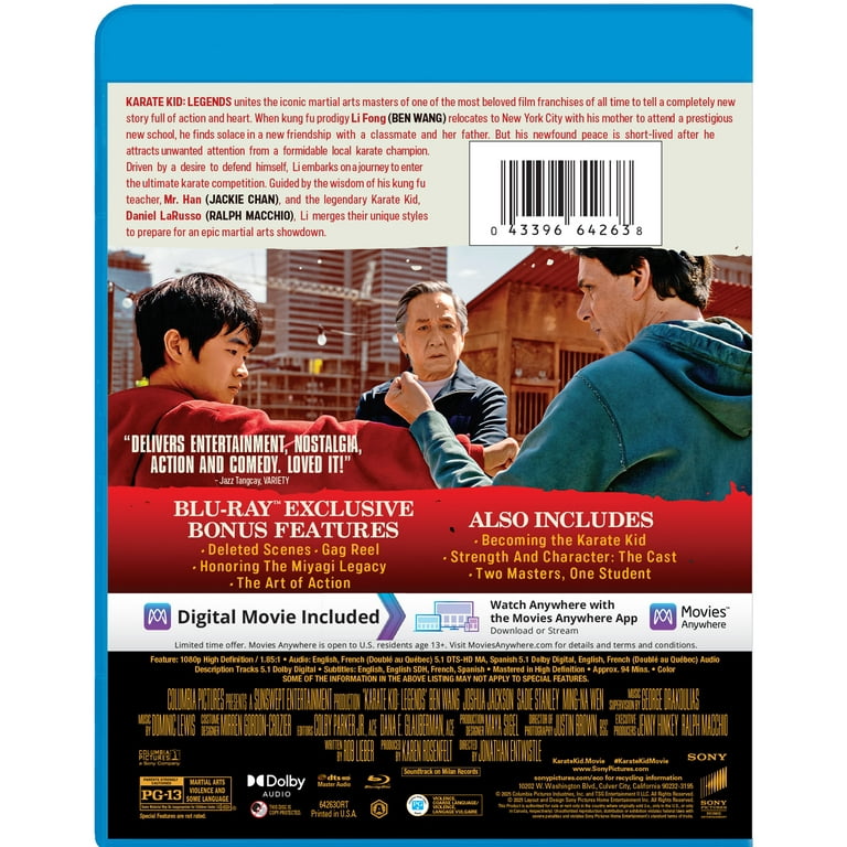Karate Kid: Legends (Blu-ray Digital Copy) Sony Action Adventure