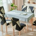 thumbnail image 4 of Chair Covers for Dining Room 4 Pack, Stretch Dining Chair Cover, Washable Spandex Kitchen Parsons Chair Slipcovers,Chair Covers for Home or Party, 4 of 6