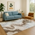 thumbnail image 7 of Addison Rugs Mayfield Premium Machine Washable Transitional Swirls Taupe Rectangle Rug, 10' x 14', 7 of 7