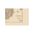 thumbnail image 2 of Historic Map - Spain Portugal - Arrowsmith 1844 - Vintage Wall Art, 2 of 4