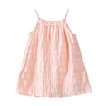 thumbnail image 6 of LOOK! Auroural Children's Summer Solid Casual Comfortable Sleeveless Camisole Dress（0-8 Years）, 6 of 9