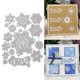 thumbnail image 2 of Troqueles de corte de Metal de copos de nieve de Navidad, plantilla para álbum de recortes, plantilla de tarjeta de papel, molde en relieve, decoración artesanal, 2 of 5
