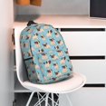 thumbnail image 3 of Rateoe Funny Cartoon Pugs Pattern Student Backpack Water-resistant Backpack 15-inch Laptop Backpack Lightweight Adjustable School Backpack, 3 of 6