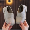 thumbnail image 6 of Kids Dress Shoes Wide Toe Casual Loafer Shoes with Hook‑and‑Loop Strap Flexible Chunky Sole for Formal and Daily Occasions, 6 of 6