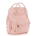 thumbnail image 2 of Mochila Pañalera Debug para bebé con cambiador liso Rosa Claro, 2 of 6