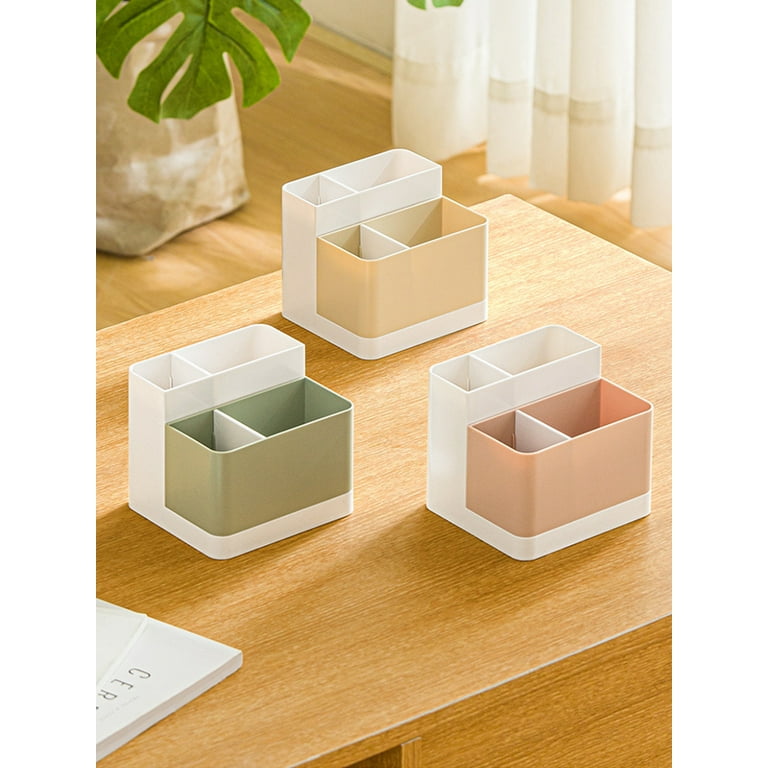 YIDEDE Creative Multi-Purpose Cosmetics Stationery Grid Plastic Organizer  Box Home Office Desktop Storage, Green (Detachable) 