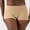 Beige, variant on Naittoop Women's Boyshort Underwear Mid Rise Soft Comfy Panties Full Coverage Boxer Brief Panty for Daily