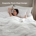thumbnail image 6 of U by Bedsure Twin/Twin XL Dorm Bedding Comforter Set - Bed in A Bag, 5 Pieces with Comforters, Sheets, Pillowcases & Shams, White, 6 of 7