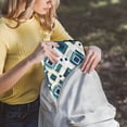 thumbnail image 5 of FORMRS 13"-13.3" Laptop Sleeve Protective Case Soft Carrying Quilted Computer Bag Cover, Green Geometric Pattern, 5 of 7