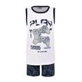thumbnail image 1 of Pijama George para Niño Blanco Talla 12, 2 Piezas, 1 of 4