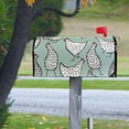 thumbnail image 4 of GZHJMY Cute Farm Chickens Hens Magnetic Mailbox Cover Standard Size Mailbox Wraps MailWraps Post Letter Box Cover Garden Yard 21 x 18 in Home Decor, 4 of 7