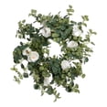 thumbnail image 2 of Vides artificiales imitación de simulación de eucalitto camelias de ratán floral para boda telón de fondo decoración de jardín al Pequeña Macarena Vides de eucalipto, 2 of 7