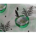 thumbnail image 5 of oneOone Georgette Viscose Green Fabric Tropical Craft Projects Decor Fabric Printed By The Yard 42 Inch Wide-DT, 5 of 5