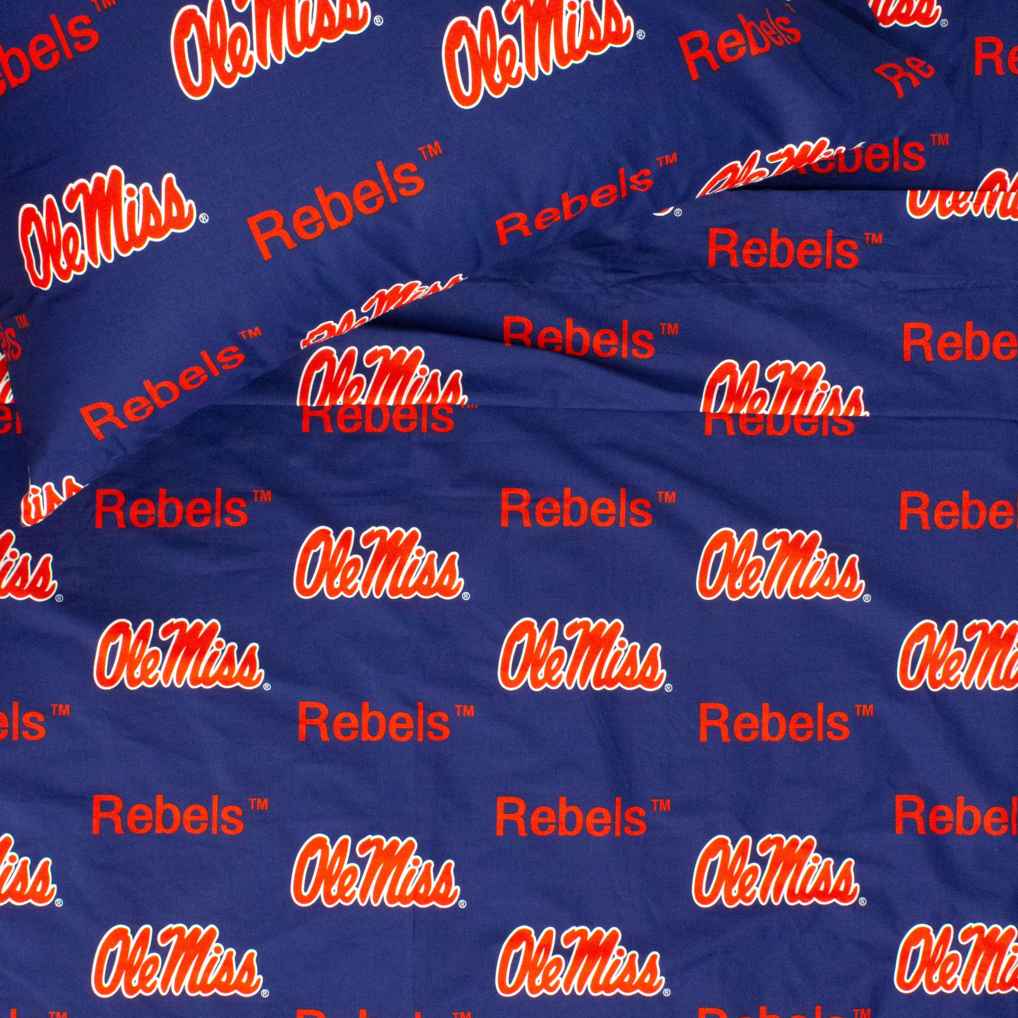 Ole Miss Rebels 100% Cotton Sheet Set Twin XL