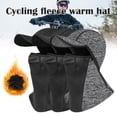thumbnail image 2 of VALINK Bonnet de Randonnée Coupe-Vent d'Hiver avec Haute Élasticité Chauffe-Nuque Capuche en Polaire Visage Entier Chaud, 2 of 7