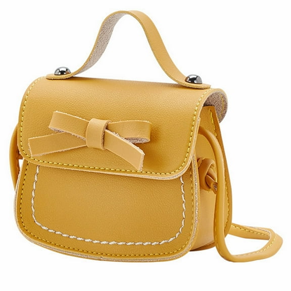 Girls Toddlers Cute Bowknot Mini Crossbody Bags Kids Shoulder Bags Small Handbags Coin Purse