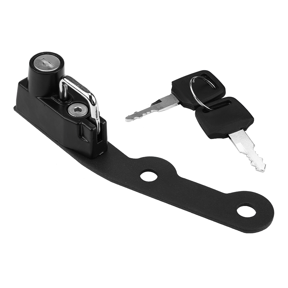 EBTOOLS Motorcycle Helmet Lock,Motorcycle Alloy Helmet Lock Mount Hook