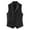 56# Dark Gray, variant on Men V-Neck Vest with Pockets Sleeveless Office Male Dressy Vintage Waistcoat Light Brown L