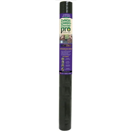 DeWitt Weed Barrier Pro Landscape Fabric in Black (3 Ounces), 4' x 300' Refill