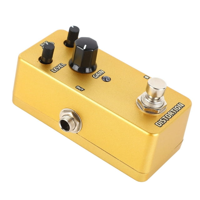 Pedal de Efectos de Guitarra Eléctrica, metal pesado, Rango de FRECUENCIA AJUSTABLE, MÚLTIPLES PERILLAS E INTERRUPTORES, Efecto de Sonido, Diseño Pequeño y Portátil,
