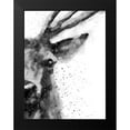 thumbnail image 2 of Wong, Brandon 15x18 Black Modern Framed Museum Art Print Titled - Deer At Attention, 2 of 5
