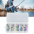 thumbnail image 3 of 5pcs Fishing Lure Kit, Fishing Lures with Treble Hooks for Bass Trout Salmon, 3 of 7