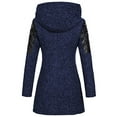 Ikevan Women Warm Slim Jacket Thick Overcoat Winter Outwear Hooded