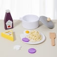 thumbnail image 1 of IBaodan Instant Savings Pretend Play Toys For Kids Children's Simulation Kitchen Class Pasta Family Family Parent-child Interactive Early Education Educational Toys Gift For Kids Purple Plastic, 1 of 7