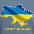 thumbnail image 3 of CafePress - I Stand With Ukraine Flag Ukrainian Pride T Shirt - Mens Comfort Colors Shirt, 3 of 5