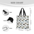 thumbnail image 2 of Defioc Tractor and Dumper Pattern Tote Bag for Women,Large Capacity Tote Bag with Zipper Casual Shoulder Handbags Shopping Bag, 2 of 8
