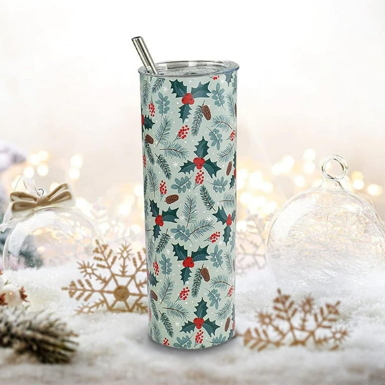 Layhit 10 Pcs Christmas Tumblers Bulk Gifts with Lid Straw 20 oz Stainless  Steel Mugs Cups Insulated…See more Layhit 10 Pcs Christmas Tumblers Bulk