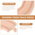 thumbnail image 3 of FENGGUIQU 1Set Wooden Train Track Expansion Set Parts For Diy Train Tracks Children Playtime, 3 of 6