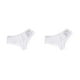 thumbnail image 2 of Jumpingount Bragas con letras para mujer, ropa interior cómoda, calzoncillos de seda sin costuras, lencería íntima suave, calzoncillos sexis Blanco METRO 2piezas, 2 of 6