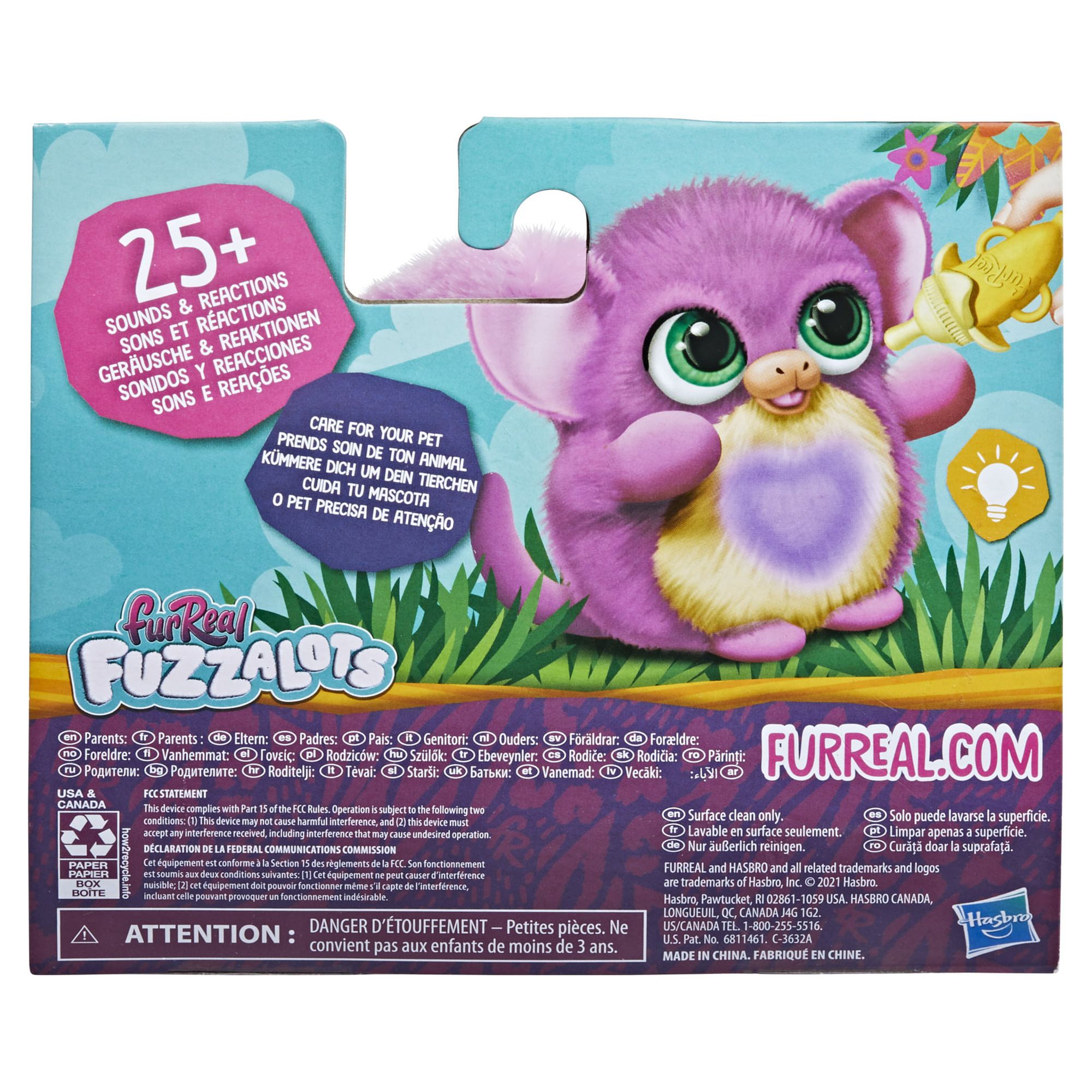 furReal Fuzzalots Monkey Color-Change Interactive Feeding Toy, Ages 4 and up - image 3 of 7