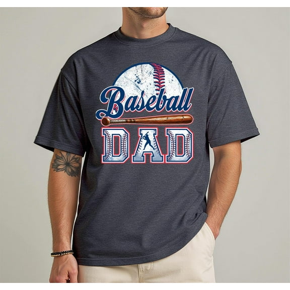 Baseball Dad T-Shirt: Sports Father Tee, Game Day Dadlife Shirt TSHIRT All Size S-5XL