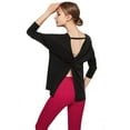 thumbnail image 1 of Hauts d'Entraînement à Manches Longues Yoga Tops Manches Longues pour Femmes, 1 of 5