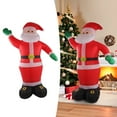 thumbnail image 4 of LED Inflatable Santa, Auto Inflation Warm Ambience Green Hands Waterproof Stable Blow Up Christmas Decoration  For Lawn US Plug, 4 of 8
