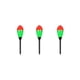 thumbnail image 1 of Eigraketly 3 uds flotadores de pesca palo de luz boya de agua dulce flotador portátil Mini corriente duradera río Bobber fluctuar al aire libre Pescar Rojo y verde, 1 of 6
