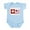 Sky Blue, variant on CafePress - Swiss American Infant Bodysuit - Baby Light Bodysuit, Size Newborn - 24 Months