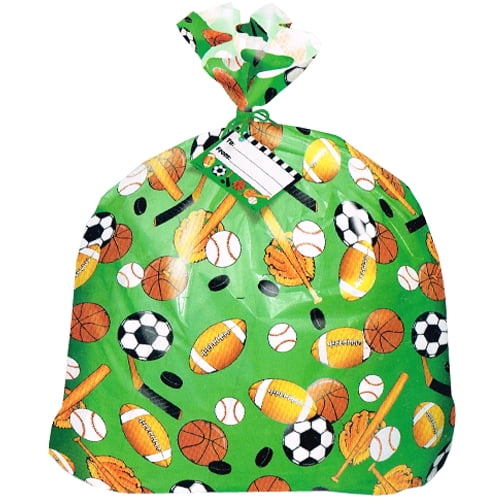 Sports Jumbo Plastic Gift Bag (1ct)